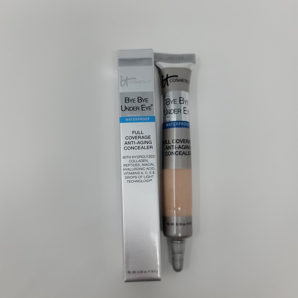 IT Cosmetics Bye Bye Under Eye Waterproof‎ Concealer Neutral Medium 0.28oz New
